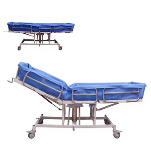 Bathing <b>Bed</b> 190x85cm Adjustable Height For Elderly <b>Disabled</b> Hospital Use - Product Image 1