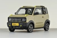 Micro-voiture électrique d'occasion Geely Panda Mini 2025, 210 km d'autonomie, carrosserie tout-terrain, batterie au lithium, idéale pour les trajets urbains flexibles
