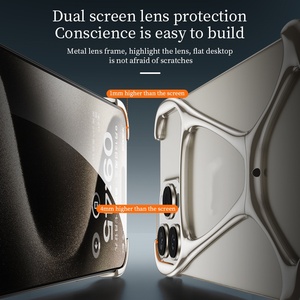 Funda Protectora <span class=keywords><strong>de</strong></span> Aluminio sin Marco para iPhone 16 Pro Max 15 14 13 15 Pro 14 Pro, Disipación <span class=keywords><strong>de</strong></span> <span class=keywords><strong>Calor</strong></span>, Antigolpes, Marco Delgado - Product Image 6