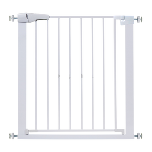 Barrière de sécurité auto-fermante pour chiens et bébés, barrière de <span class=keywords><strong>porte</strong></span> en métal durable pour enfants avec <span class=keywords><strong>porte</strong></span> pour animaux de compagnie facile à utiliser, barrière d'escalier pour bébés à fixation par pression - Product Image 2