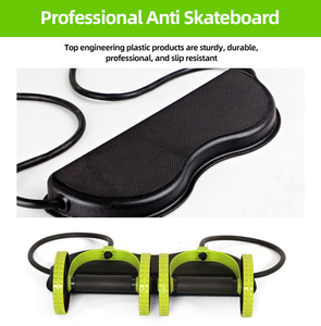 Ruota Addominale Multifunzionale per Palestra Indoor <span class=keywords><strong>con</strong></span> Corda a Doppia Trazione, Nucleo in PP ABS ad Alta Resistenza e Durevole - Product Image 2