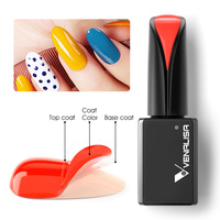 Échantillon gratuit Venalisa 15ml Vernis à ongles en gel UV 56 couleurs Vernis en gel à faire tremper Vernis en gel coloré OEM/ODM disponible