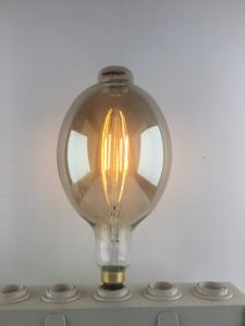 Grande taille Edison <span class=keywords><strong>Led</strong></span> Dimmable <span class=keywords><strong>ampoule</strong></span> BT180 4W 220-240V E27 Vintage <span class=keywords><strong>ampoule</strong></span> écureuil Cage Filament lumière décorative - Product Image 4
