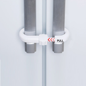 An Toàn Nhanh Chóng 6 Gói Màu Trắng Xám An Toàn Trẻ Em Dây Đeo Dễ Dàng 3M Dính Ổ Khóa Cho Đồ Nội Thất Nhà Bếp Lò Nhà Vệ Sinh Ghế Tủ Ổ Khóa - Product Image 5