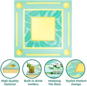 Plateau flottant pour jeux de société, mahjong, cartes, dominos et poker, pour piscine et spa - Product Image 4