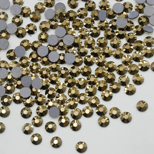 Paso Sico China Factory Gold Hotfix Iron on Flat Back Crystal Rhinestone para Jeans, <span class=keywords><strong>Zapatos</strong></span>, Bolsos de Noche y Prendas de Vestir - Product Image 4
