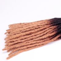 Colore Ombre tonalità naturale interlocchi all'ingrosso dreadlocks uomo capelli umani