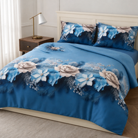 Commerce électronique transfrontalier pour l'exportation : Kits européens et américains AliExpress, Tissus imprimés, Housse de couette tricotée à motifs floraux