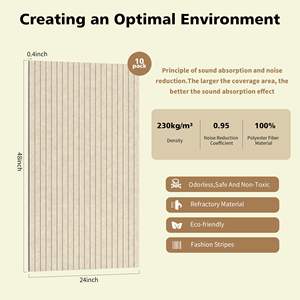 Panneaux sonores haute densité peut <span class=keywords><strong>bricolage</strong></span> babillard auto-adhésif supportant la vente en gros et la personnalisation panneau acoustique - Product Image 2