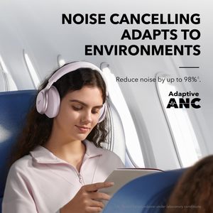 Auriculares con cancelación activa de ruido Soundcore Space One, reducción de voz 2 veces más potente, 40 horas de reproducción con ANC - Product Image 6
