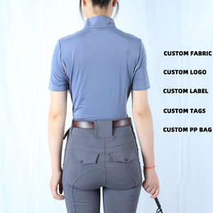 ARLAN Productos ecuestres al por mayor únicos, polo ecuestre de manga corta para mujer, ecuesterismo - Product Image 2