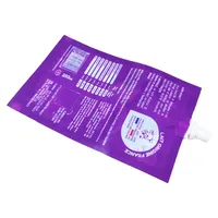 400ml 150ml 12oz 8oz personnalisé en gros jus de fruits miel boisson aluminium bon prix Sachet Jus De Fruit bec pochette