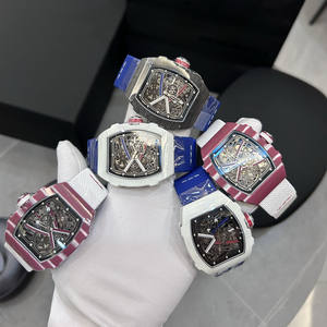 Nouvelle montre de luxe pour homme de haute qualité 2025 YRM67-02 38.7x47.52 Montre mécanique pour homme en fibre de carbone tendance - Product Image 3