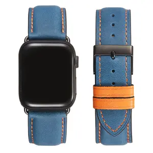 Crazy horse Italian Vintage Calf Genuine Leather Watch Strap Quick Release 20mm 22mm 24mm Watch Band