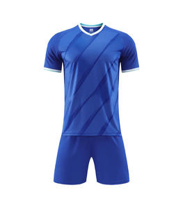 Quick Dry Digital Print Polyester Men Football Uniform Team Training Sportswear Set - Product Image 3