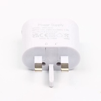 Chargeur USB 5V1A en gros d'usine, prise pliable britannique, certifié UKCA CE, chargeur mural 5W, alimentation 3 broches
