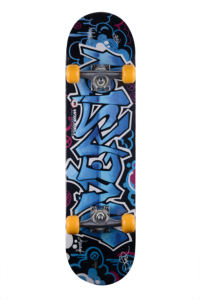 Win.max <span class=keywords><strong>Skateboard</strong></span> Completo con Ruote <span class=keywords><strong>Trasparenti</strong></span> in PU da 31 Pollici, Legno d'Acero Cinese, Doppio Kick Concavo - Product Image 3