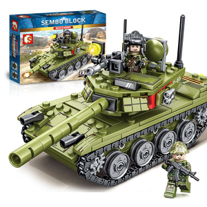Jouets à <span class=keywords><strong>prix</strong></span> avantageux pour enfants, ensemble de blocs de construction éducatifs, 324 pièces, jouet de construction de chars - Product Image 1