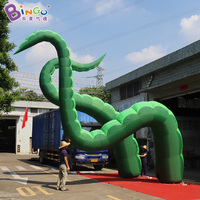 Tentacules de pieuvre gonflables géants personnalisés pour Halloween, tentacules de pieuvre gonflables publicitaires pour la décoration de fête en plein air