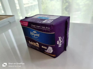Toallas Sanitarias Ultrafinas de 300 mm, Transpirables, de Algodón, <span class=keywords><strong>con</strong></span> Protección Superabsorbente Contra Fugas, Suaves y Cómodas para la Higiene Menstrual - Product Image 2
