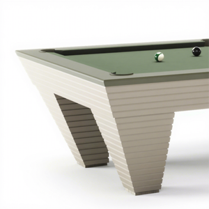 Table de billard de luxe en bois d'ingénierie avec plateau en ardoise et coussin en feutre, pour divertissement intérieur, jeu sportif, noir, pour 8 joueurs adultes - Product Image 3
