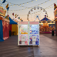 Nouvelle machine de jeu à monnayeur avec accepteur de billets, style grue à peluches, pour cadeaux