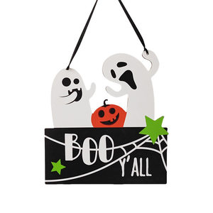 Adornos de Calabaza de Madera para Halloween, Decoraciones de Interior, Letreros de Truco o Trato, Artículos para Fiestas, Colgantes Artesanales - Product Image 4