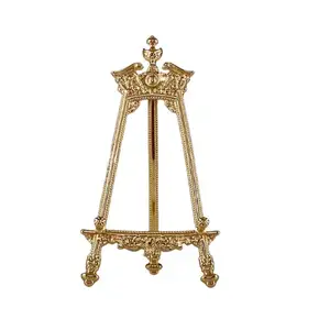 Decorative Solid Brass MINI Display Table Top Collapsible Easel  FS04-150-PM