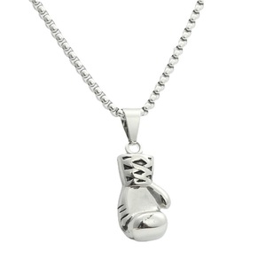 Yunnique Geometric <b>Boxing</b> <b>Glove</b> Pendant <b>Necklace</b> Stainless Steel Men's Fashion Jewelry 230578 - Product Image 5