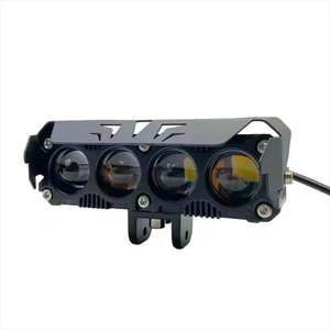Fábrica 4 lentes <span class=keywords><strong>Led</strong></span> niebla/luz de conducción Super brillante faro para motocicleta Coche - Product Image 3