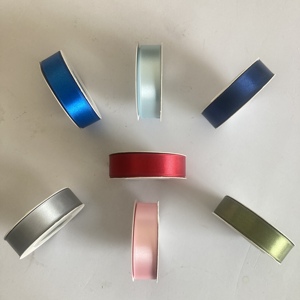 Byron Nhà Máy 2Cm <span class=keywords><strong>2.8Cm</strong></span> Ánh Satin <span class=keywords><strong>Ribbon</strong></span> Liston Dệt Cạnh Polyester Cho Quà Tặng & Hoa Gói Giáng Sinh Băng - Product Image 1