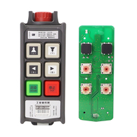Télécommande industrielle sans fil SF-2D+2SM à 2 vitesses doubles et 2 vitesses simples, protégée par clé, pour palan de pont roulant