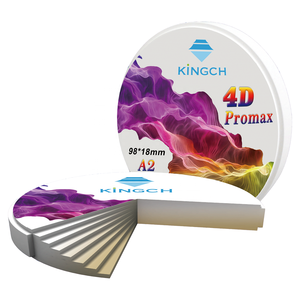 <span class=keywords><strong>Prix</strong></span> de fabrication Kingch, céramique dentaire en <span class=keywords><strong>zircone</strong></span> 4D Promax, plaquettes multicouches - Product Image 1