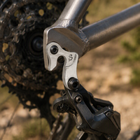 Support de dérailleur arrière universel en alliage d'aluminium pour vélo, crochet de cadre de remplacement pour VTT et vélo de route