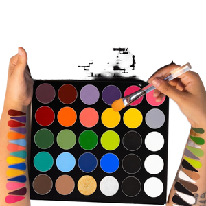 Palette de <span class=keywords><strong>Peinture</strong></span> Aquarelle Palette Magnétique Rechargeable <span class=keywords><strong>Peinture</strong></span> Corporelle <span class=keywords><strong>Peinture</strong></span> de <span class=keywords><strong>Visage</strong></span> pour Costumes - Product Image 1