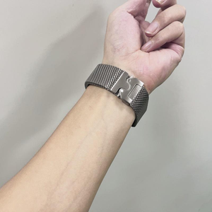 Bracelet en boucle milanaise en titane résistant aux rayures pour Apple Watch Ultra2/3 49 mm, boucle parachute, bracelet milanaise pour IWatch11/10 46 mm - Product Image 3