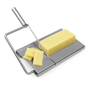 منتجات جديدة 2024 منتج مبتكر بفكرة كاملة قطاعة الجبن من الفولاذ المقاوم للصدأ لوحة تقطيع للمنزل الفندق المطعم