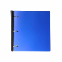 Carnet à spirale en papier PP format Lettre, coloré, pour cadeaux, classement et bureau, 100 feuilles, vente directe usine