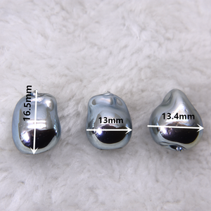 Chất Lượng Cao Thủy Tinh Baroque Ngọc Trai Không Thường Xuyên Đá Quý <span class=keywords><strong>Loose</strong></span> Sợi Ngọc Trai Hạt Cho Đồ Trang Sức Làm Bằng Tay Makin Giả Hạt Ngọc Trai - Product Image 2