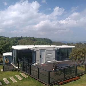 Cápsula de Jardín Zen, Prefabricada en Acero, Impermeable, con Dormitorio y Baño, para Resorts de <span class=keywords><strong>Onsen</strong></span> <span class=keywords><strong>Japoneses</strong></span> y Tours de Meditación - Product Image 5