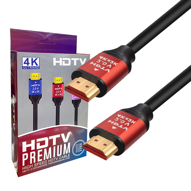 Professional Manufacturer's High Quality 4K 2.0 60Hz 3D 18Gbps HDMI Cable 4K Resolution HD Connector Laptop Monitor Video Box