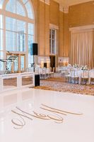 Autocollants personnalisés pour piste de danse de mariage, décalcomanies pour fête de Quinceañera, logo, fleurs pour Sweet 16, autocollants pour piste de danse d'anniversaire