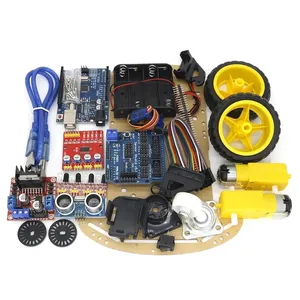 2WD/4WD intelligenter Autosatz Roboter-Tracking-Auto für UNO Anfänger-Ausbildung Programmieren Rätsel-Spielzeug DIY Auto-Chassis-Satz