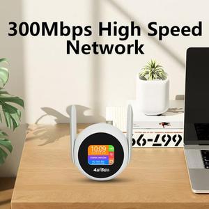Router Portatile PIX-LINK WiFi 6 Hotspot <span class=keywords><strong>Mobile</strong></span> 4G LTE 300Mbps con Slot SIM Supporta 32 Utenti per Casa e Viaggio - Product Image 4