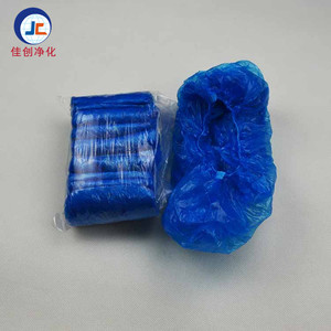 כיסויי נעליים חד פעמיים בצבע כחול, מידה M, עם סגירת סנאפ, מגן בוהן מרוכב, בד לא ארוג, עמיד למים - Product Image 6