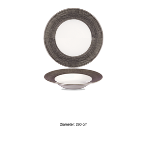 Bol à pâtes Bamboo Relief Dusk 28 cm Intérieur 17,5 cm Churchill -12-Dubalwbl - Product Image 3