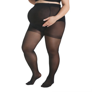 Pantaloni di regolazione della <span class=keywords><strong>gravidanza</strong></span> di alta qualità 15-21mmHg <span class=keywords><strong>collant</strong></span> elasticizzati <span class=keywords><strong>per</strong></span> calze a compressione in tessuto di Nylon Spandex - Product Image 4