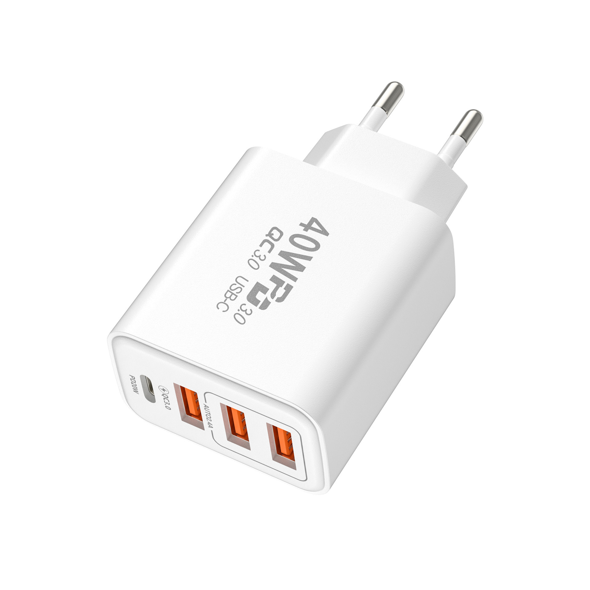 Enchufe Europeo Blanco