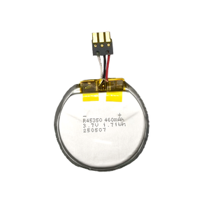 แบตเตอรี่ลิเธียมโรงงาน <span class=keywords><strong>Blue</strong></span> <span class=keywords><strong>Power</strong></span> R45350 460mAh 3.7V ชาร์จได้ พร้อมแคโทด LCO 500 รอบการใช้งาน สำหรับสมาร์ทวอทช์ - Product Image 4