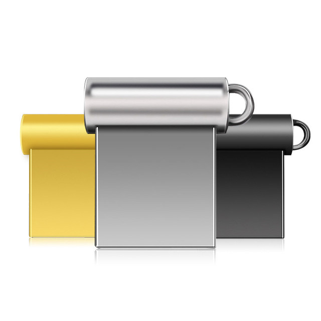 Pen Driver Mini Flash Drive Is Suitable for Metal U Disk USB 2.0 Memory 4G 8GB 16GB 32GB 64GB U Disk Car Music Gift